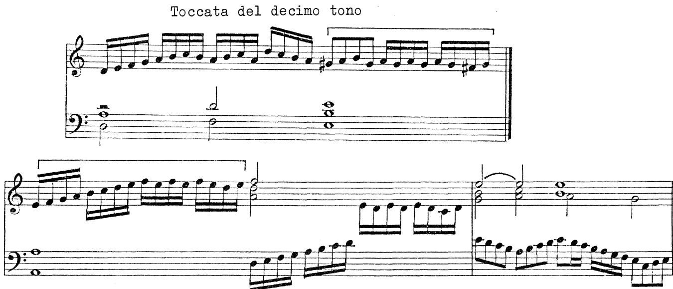 In this example the fifth of the chord A - C - E is ornamented,
