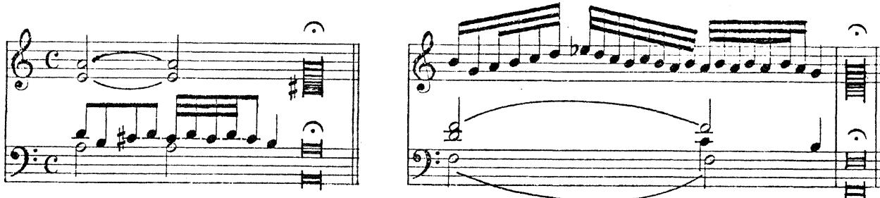 Different expressions are also already incorporated into the upper note cadential trill: $^{2)}$