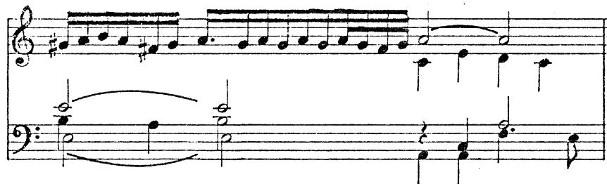 (2) With accelerating note values, e.g. quavers, semiquavers and demi-semiquavers；(3) With the first note of the ornament stressed