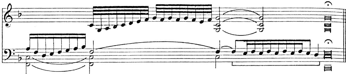 (4) Most cadential trills incorporate the turn at the end, as in the first two examples.