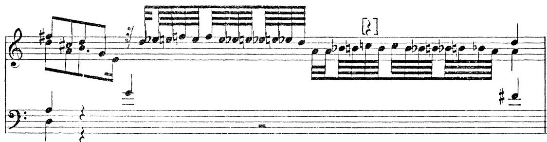 Other extraordinary ornamental figuration from the manuscript is the use of chromatic trills: $^{2)}$