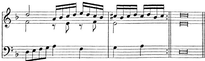 Double cadence ornaments are also not infrequent: $^{2)}$
