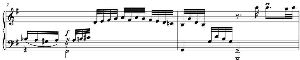 Example 1 Sonata H247, first movement, bars 1–8 (Clavier-Sonaten . . . für Kenner und Liebhaber, volume 3 (Leipzig, 1781), Sonata I; facsimile edition, The Collected Works for Solo Keyboard by Carl Philipp Emanuel Bach 1714–1788, 6 volumes, ed. Darrell M. Berg (New York: Garland, 1985)).