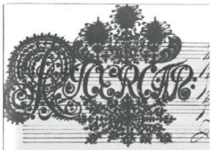 Example 24: Froberger, Titles of Ricercars FbWV 407-411